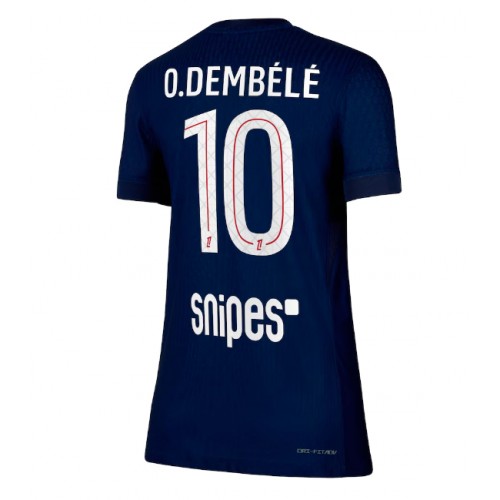 Paris Saint-Germain Ousmane Dembele #10 Replica Home Shirt Ladies 2025-26 Short Sleeve Paris Saint-Germain Ousmane Dembele #10 Replica Home Shirt Ladies 2025-26 Short Sleeve